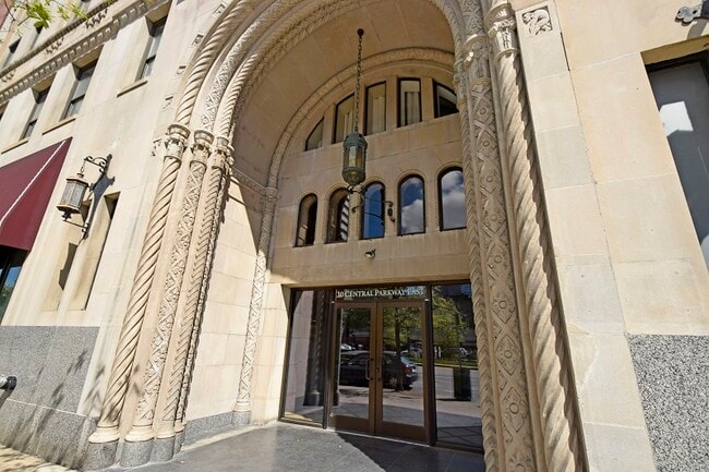 The American Building Front Entrance - 30 East Central Pky