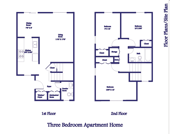 3BR/2BA - Wyndamere Apartments