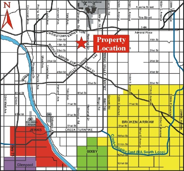 Area Map - 7136 E 13th St