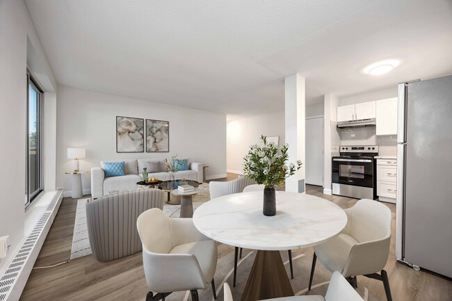 Living Room - Fairview Towers