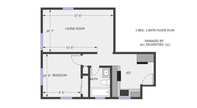 Floor Plan - 1005 Newton St