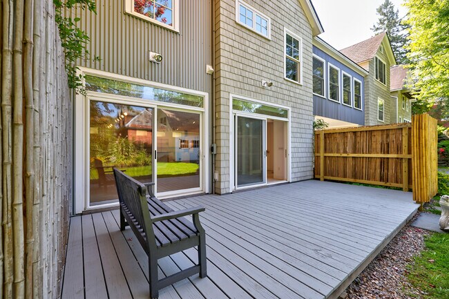 Backyard deck - 173 S Prospect St