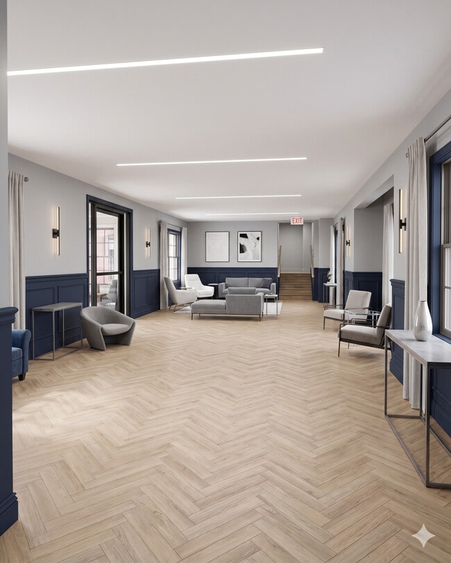Main Entry 1st Floor Lobby Refresh - Phillips Park Apartments