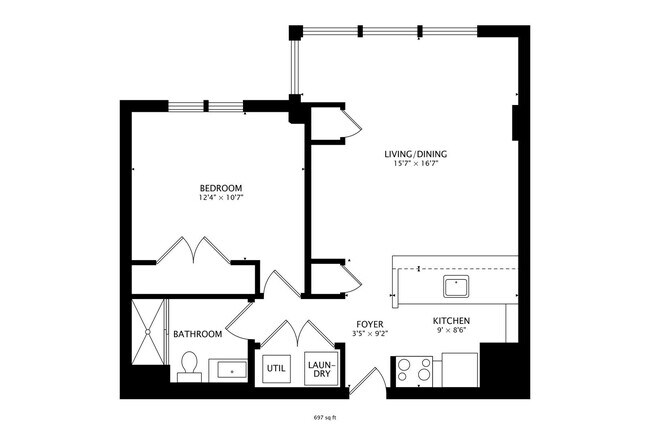 Foto del edificio - Beautiful 1 bedroom + 1 Ba + Garage space ...