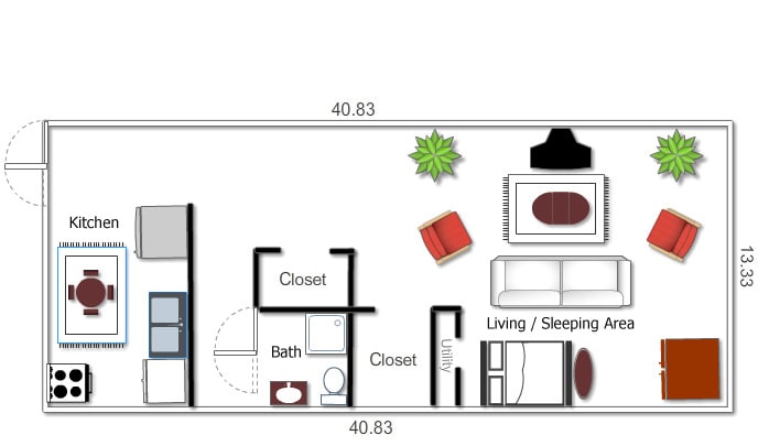 Lawn Village – Large Studio