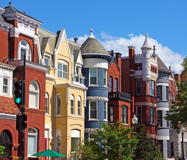 Elegant townhomes in Dupont Circle