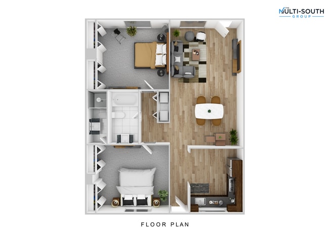2 bedroom 2 Bath - Emerald Ridge Apartments
