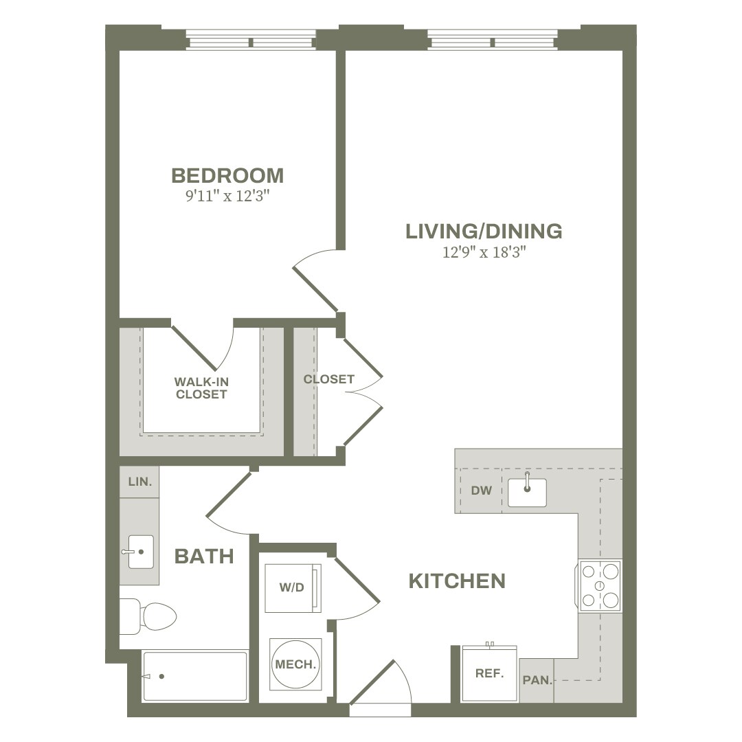 Ten60 Bolivar – 1 Bed Type 3