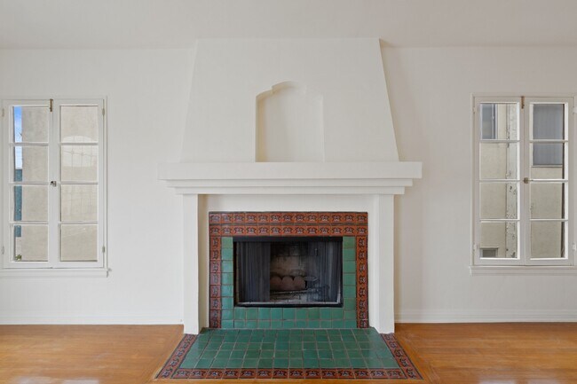 Decorative Fireplace - 1017 S Sherbourne Dr