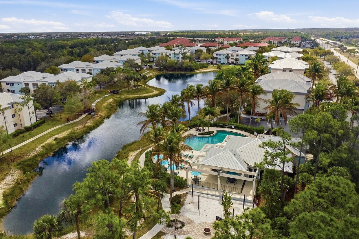 Aerial View - Eagle Walk Off-Campus Student Housing