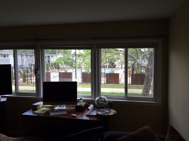 Livingroom w/Pool view - 1900 Richard Jones Rd
