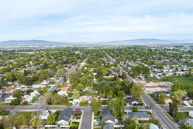 Springville spreads out across the Utah landscape.