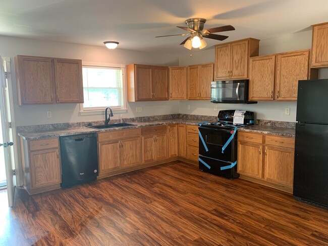 Kitchen (tape on new stove) - 266 3rd Ave