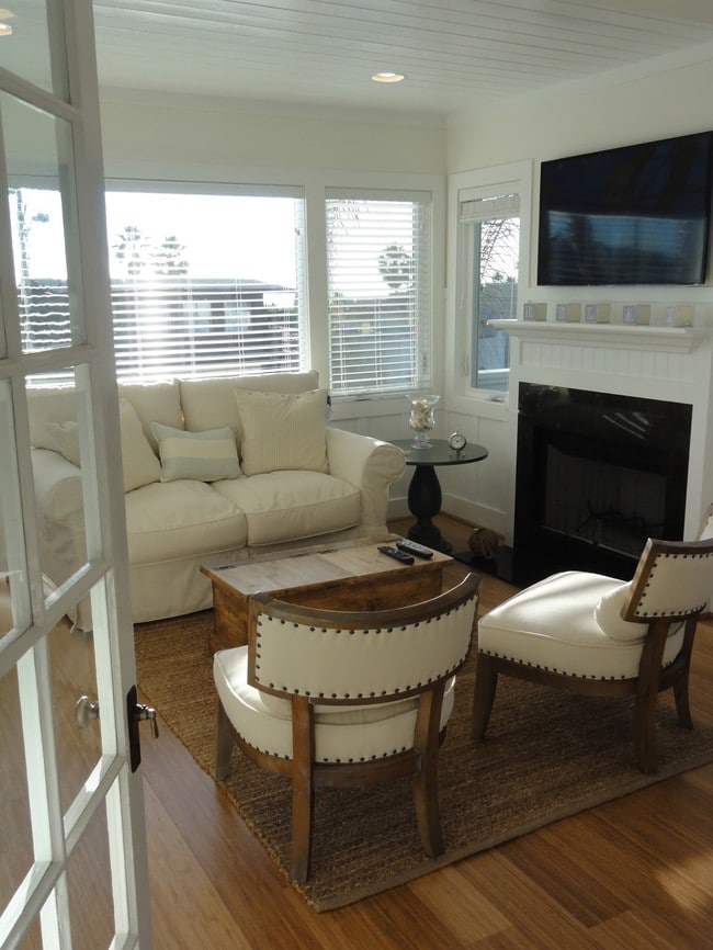 Living Room with Fireplace - 2144 Monterey Blvd