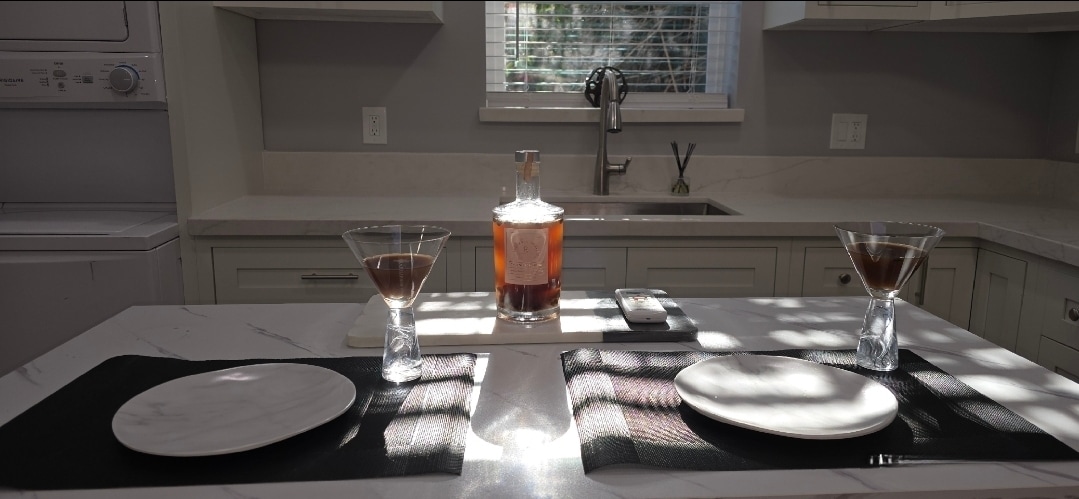 Lovely island table in an open floor plan kitchen & living room fully remodeled from ground up 2025 - 4159 La Salle Ave