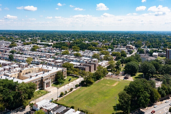 Aerial Photo - Oak Lane Court Apartments