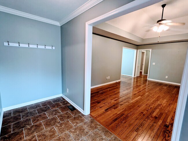 Entryway and Living Room - 506 Johnstown Dr