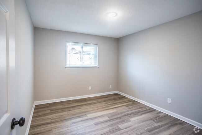 2BR, 1BA - 760SF - 1st Bedroom - The Den Apartments