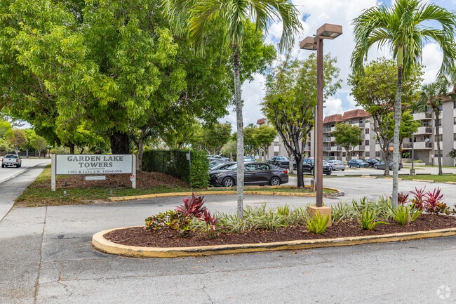 1101-1221 SW 122nd Ave Entrance - Garden Lake Towers
