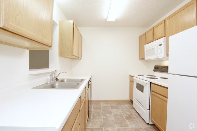 2 Bedroom - Kitchen - Greenbrier Apartments
