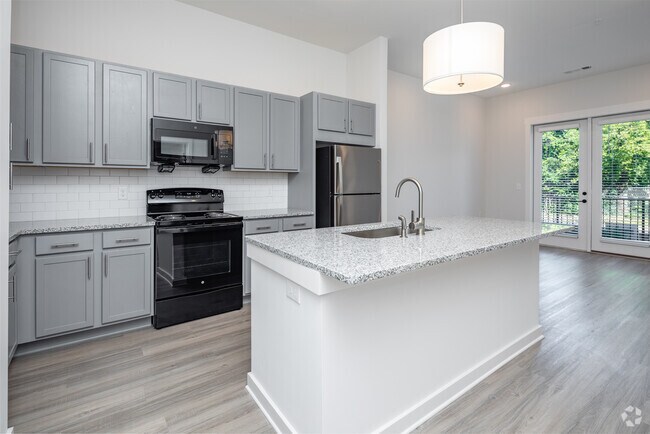 1HAB, 1BA - A2 - 652SF - Cocina - Hillside Flats