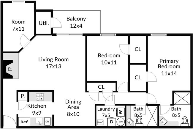 Foto del edificio - 2 Bedroom/2 Bath Condo near shopping with den, community Pool and more!