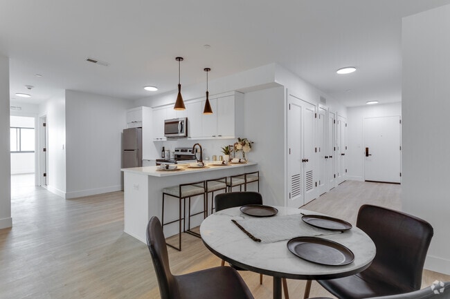 2BR, 2BA - 1,200SF - Dining Room - Market View Residences