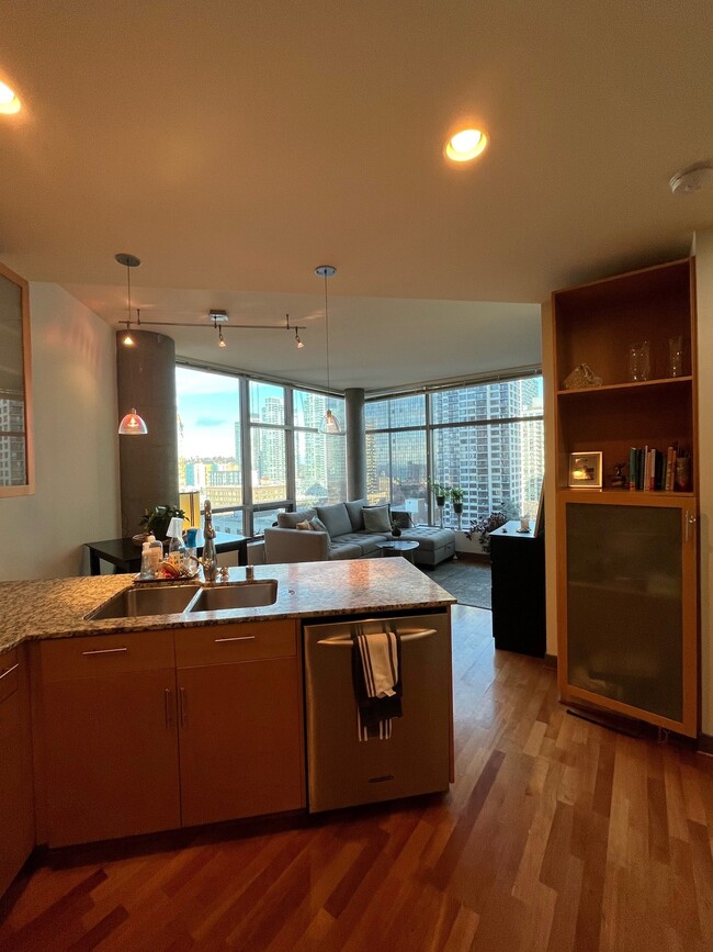 View from kitchen to living room - 2033 2nd Ave