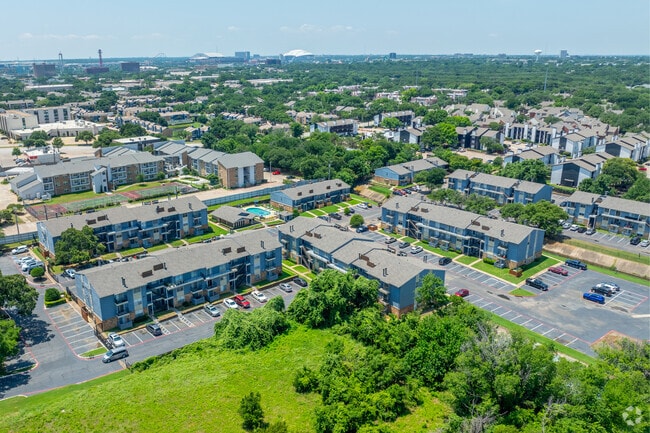 Aerial - Convenient Location - Misty Hollow Apartments
