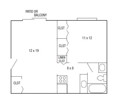 1BR/1BA - Tropical Village Apartments