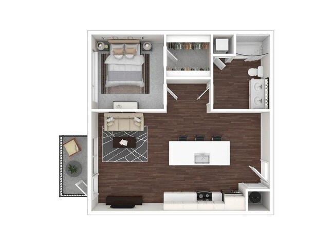 1BR, 1BA+-730 SQFT - Olive