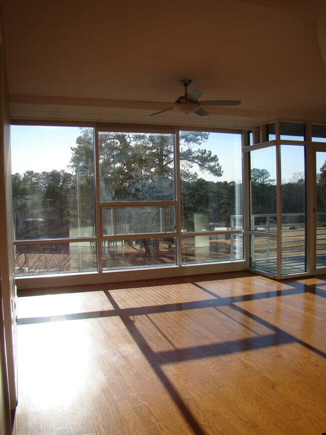 Bright living area; fabric shades - 3202 Environ Way