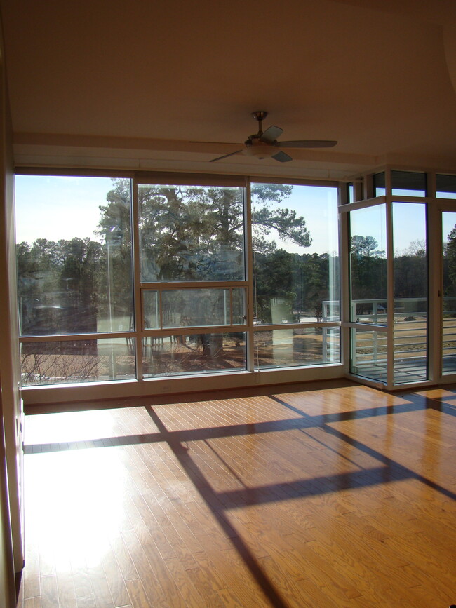 Bright living area; fabric shades - 3202 Environ Way