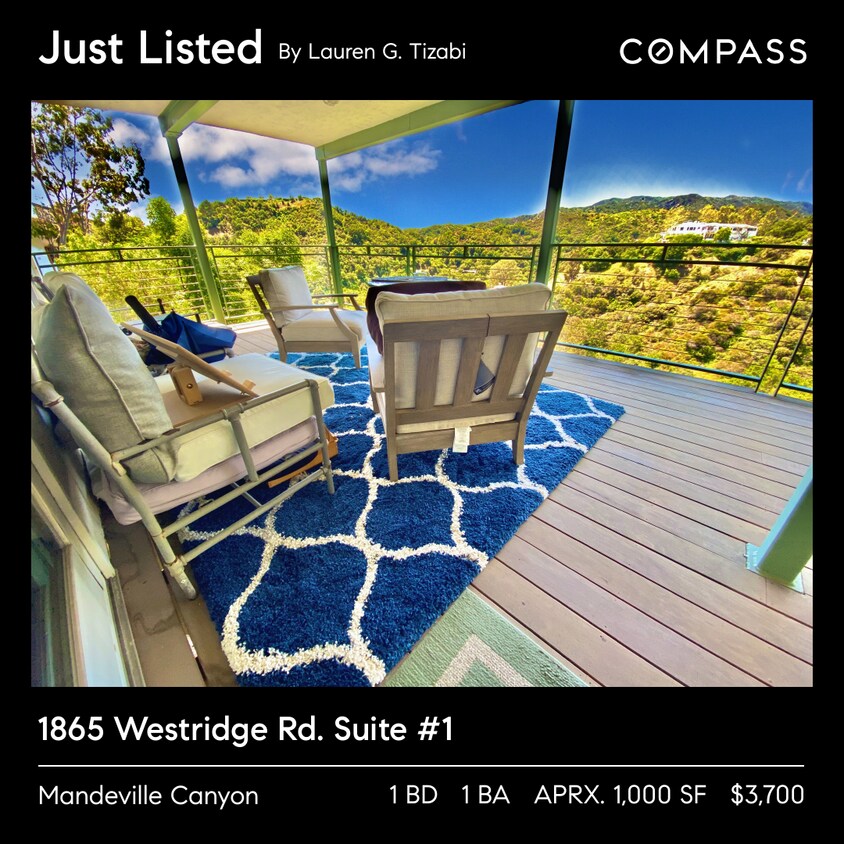 1865 Westridge Rd Unit 1, Los Angeles, CA 90049 Condo for Rent in Los