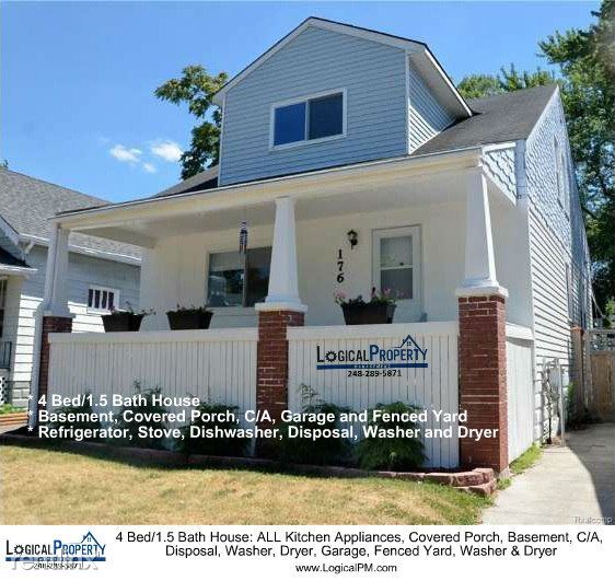 176 Ardmore Dr, Ferndale, MI 48220 House Rental in Ferndale, MI