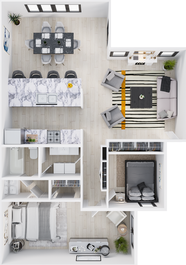 Plano de planta - Fisher Duplexes