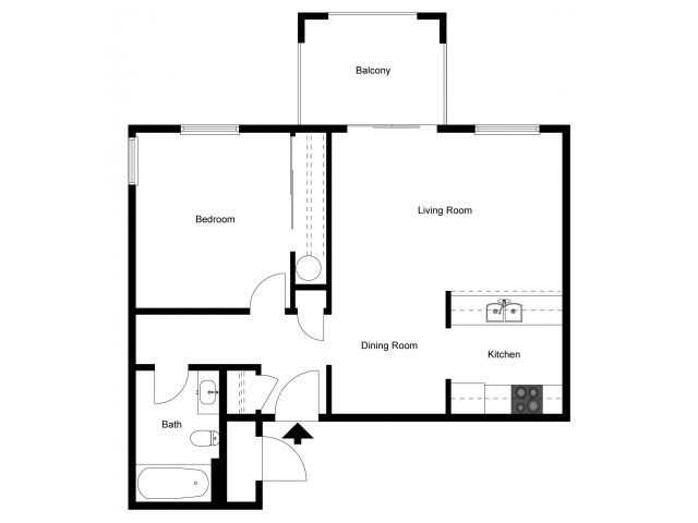 1HAB/1BA - Butte Creek