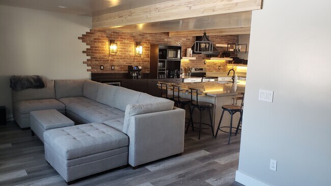 Kitchen and living room - 7684 S 455 E