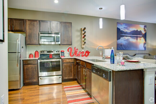 Kitchen - Parkside Apartments