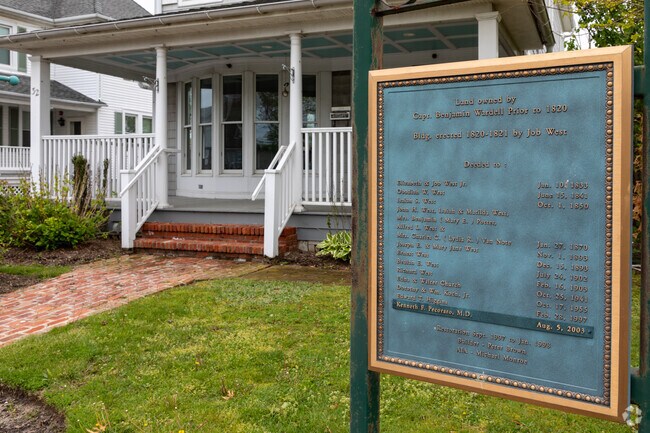 Historic buildings in Monmouth Beach date to the 1820s.