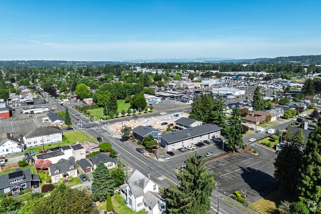 Aerial Photo - Garden Square Apartments