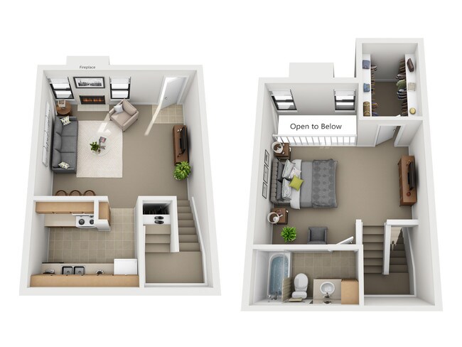 Plano de planta - Valley Creek Apartments