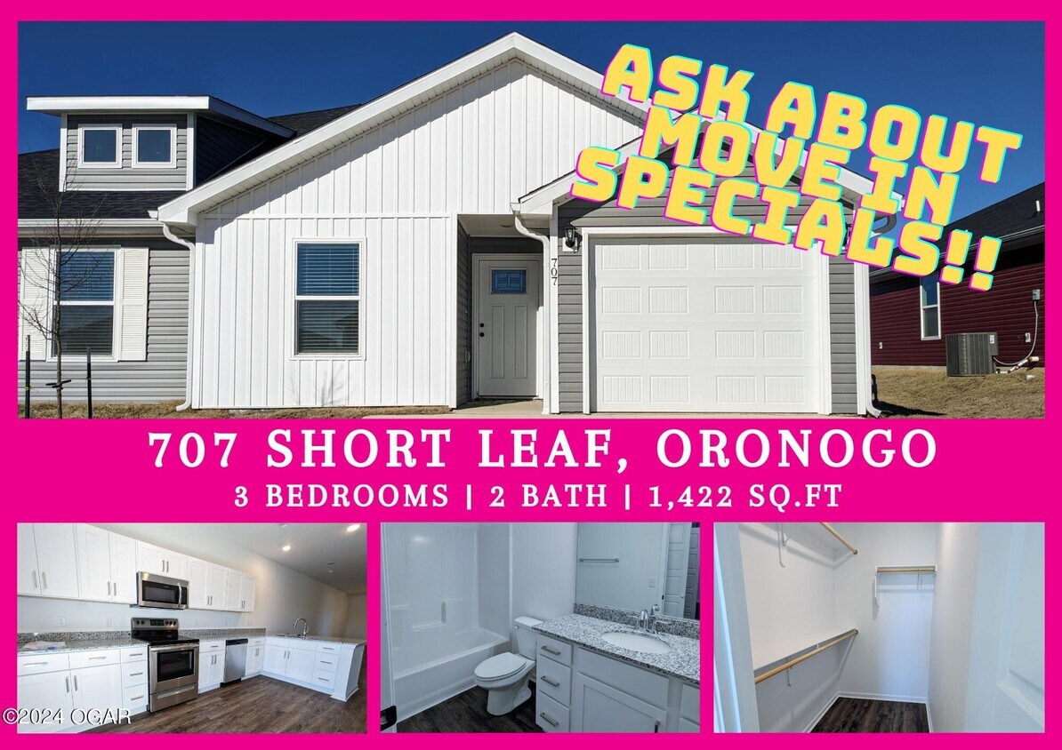 707 Short Leaf, Oronogo, MO 64855 Condo for Rent in Oronogo, MO