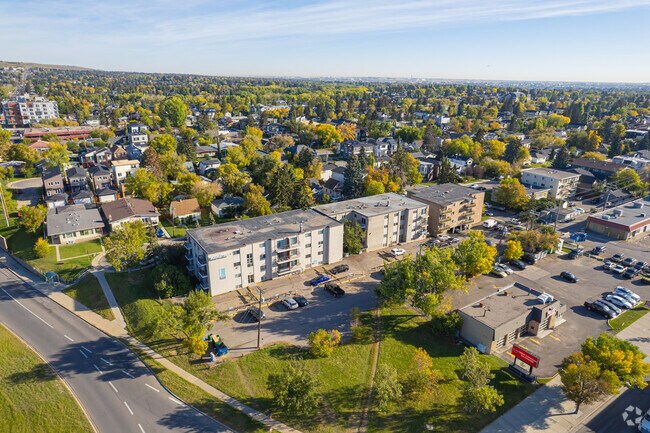 Photo aérienne - Delburn House Apartments