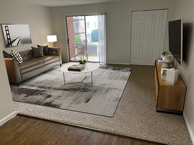 Área de estar - South View Apartments and Townhomes