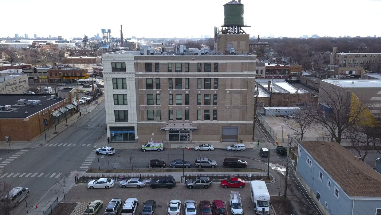 Ariel View - 4707 S Marshfield Ave