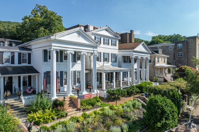 Renovated historic homes in Downtown Pottsville date back two centuries.