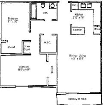 2HAB/1BA-B2 - Dauner Haus & Town Homes