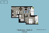 Furnished 1 Bedroom