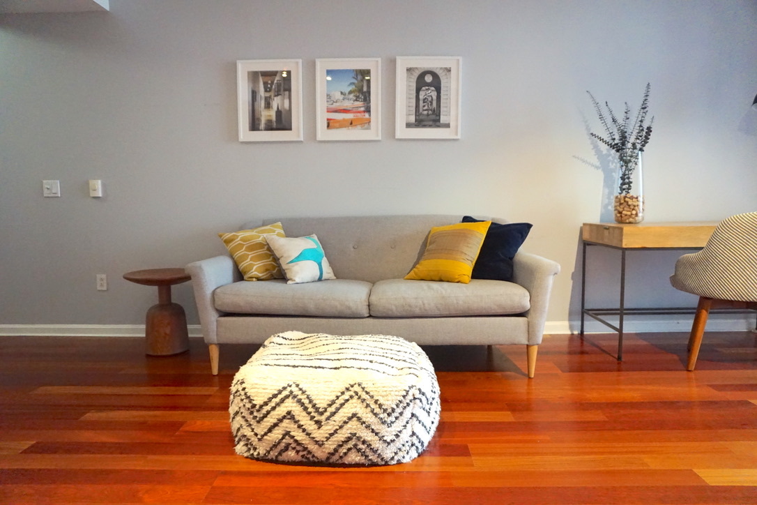 Mid-century furniture from West Elm and CB2 - 400 Beale St